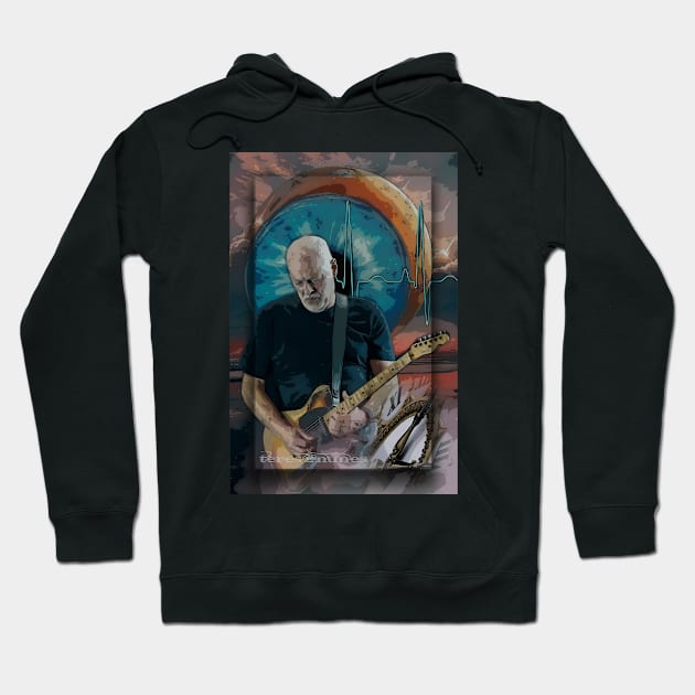 David Gilmour Hoodie by keng-dela